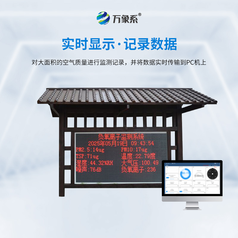 負氧離子監(jiān)測系統(tǒng)，營造氛圍，提升環(huán)境品質(zhì)