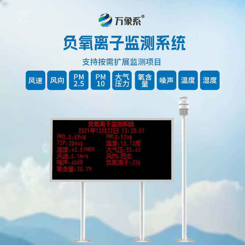 大氣負(fù)氧離子自動(dòng)監(jiān)測(cè)系統(tǒng)