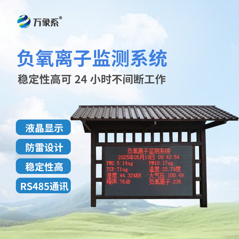 國產(chǎn)大氣負(fù)氧離子檢測站：傳統(tǒng)美學(xué)如何擁抱環(huán)境科技？